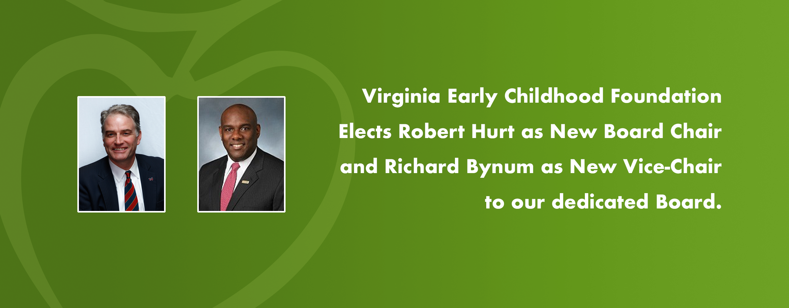 Virginia Early Childhood Foundation Elects New Board Chair and Vice-Chair
